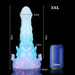 Paw Shaped Blue-Purple Gradient Dildo