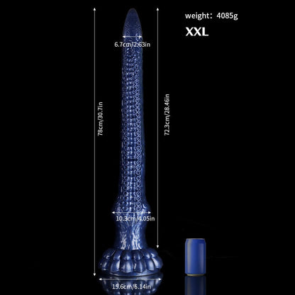 Eel Blue Oversized Tentacle Anal Plugb Special  Discount XXL