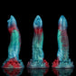 Gun Tip Gradient Blue Green Fantasy Dildo