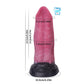 Wolf Tongue Rose Pink Fantasy Dildo