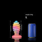 Glow-in-the-Dark Silicone Spiral Butt Plug