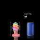 Glow-in-the-Dark Silicone Spiral Butt Plug