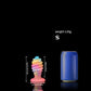 Glow-in-the-Dark Silicone Spiral Butt Plug