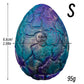 Dragon Egg Anal Plug | Fantasy Iridescent Dragon Scale Butt Plug with Pull Chain
