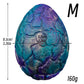 Dragon Egg Anal Plug | Fantasy Iridescent Dragon Scale Butt Plug with Pull Chain