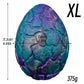 Dragon Egg Anal Plug | Fantasy Iridescent Dragon Scale Butt Plug with Pull Chain